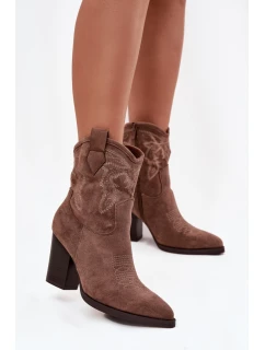 Boty na podpatku  model 220509 Step in style