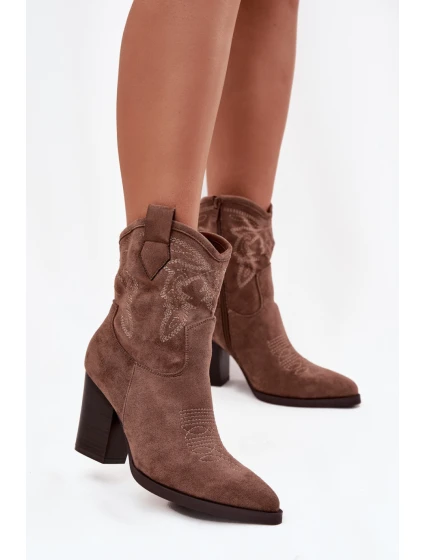 Boty na podpatku  model 220509 Step in style