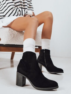 Dámské černé semišové kozačky FashionStreet ZY1247