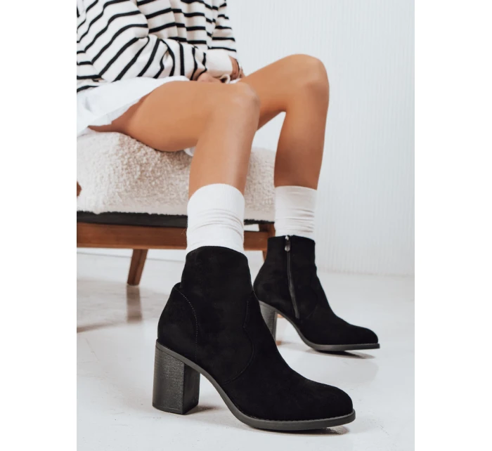 Dámské semišové kozačky černé model 21993968 - Dstreet Dámské semišové kozačky černé model 21993968 - Dstreet