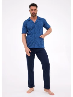 Pyžamo Cornette 318/57 cr/r S-2XL pánské rozepínací