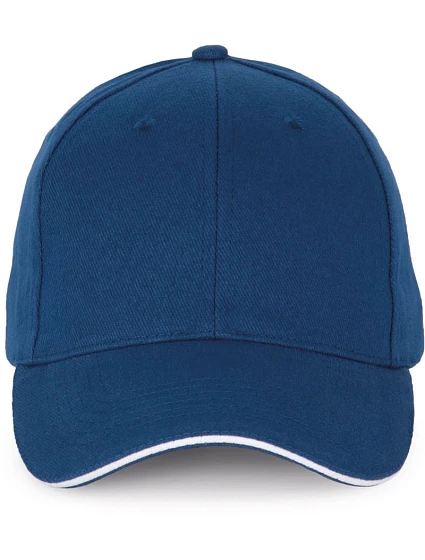 K-up KP 185 6 panelová sandwich kšiltovka 20.0185 royal blue/white K-up KP 185 6 panelová sandwich kšiltovka 20.0185 royal blue/white