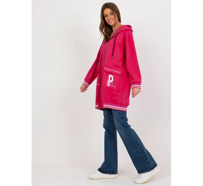 Dámská mikina RV BL 8149.91P fuchsiová - FPrice
