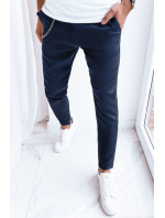 Pánské ležérní tmavě modré kalhoty Dstreet UX4010