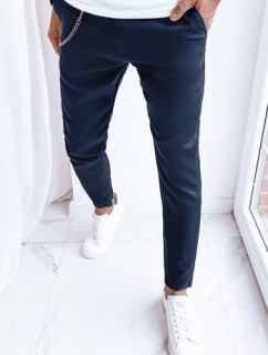 Pánské ležérní tmavě modré kalhoty Dstreet UX4010