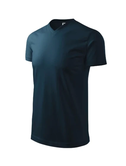 Heavy V-neck tričko unisex námořní modrá Heavy V-neck tričko unisex námořní modrá