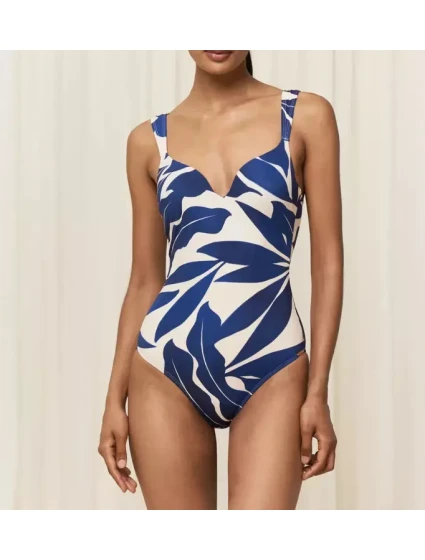 Dámské jednodílné plavky Summer Allure model 21007387 01 tmavě modré - Triumph Dámské jednodílné plavky Summer Allure model 21007387 01 tmavě modré - Triumph