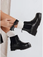 Dámské kozačky s podrážkou černé Dstreet model 21981267 - FashionStreet