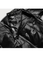 Černá matná dámská zimní bunda ve třech délkách (AG3-3037)