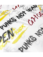 Pánská mikina klokanka s potiskem bílá (8B997-1)