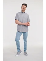 Košile Oxford s krátkým rukávem 11. bright navy model 22475433 - Russell Athletic Košile Oxford s krátkým rukávem 11. bright navy model 22475433 - Russell Athletic