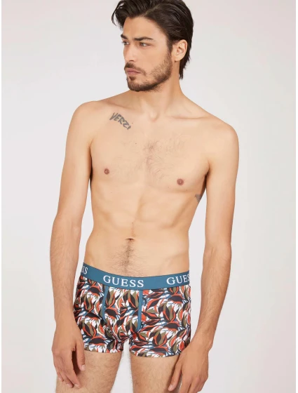 Pánské trenýrky U1BG05K6YW1 P50F oranžová/modrá/ barevná - GUESS Pánské trenýrky U1BG05K6YW1 P50F oranžová/modrá/ barevná - GUESS