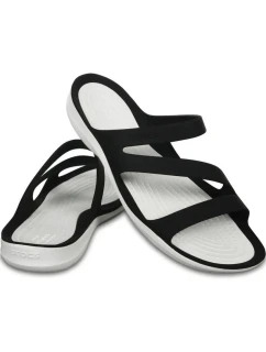 Dámské sandály Swiftwater W 203998 066 Černá s bílou - Crocs