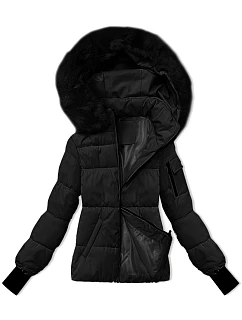 Černá dámská zimní bunda s odepínací kapucí model 21248235 - S'WEST