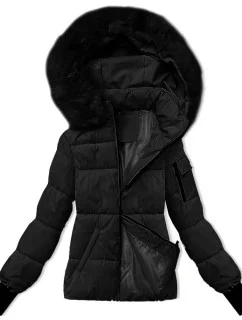 Černá dámská zimní bunda s odepínací kapucí model 21248235 - S'WEST