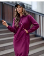 Sukienka casual z kapturem model 21781266 - Moon