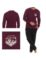 Pánské pyžamo model 20555227 wine plus - Doctornap