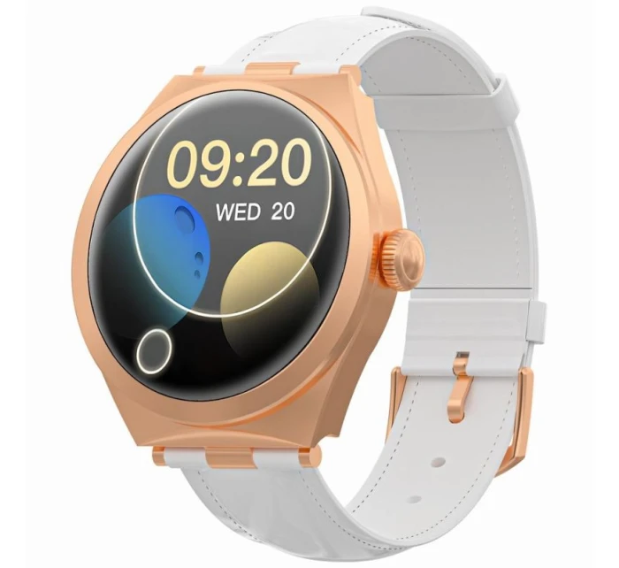 Chytré hodinky Gravity Pink Gold White GT25-5 Chytré hodinky Gravity Pink Gold White GT25-5