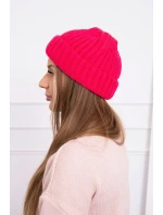 Čepice s rolováním Magda K293 fuchsiová Čepice s rolováním Magda K293 fuchsiová