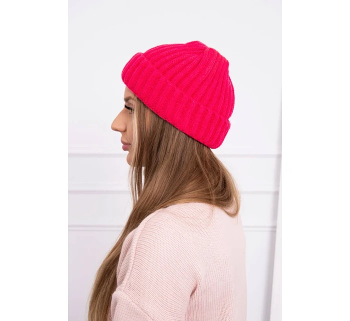 Čepice s rolováním Magda K293 fuchsiová Čepice s rolováním Magda K293 fuchsiová