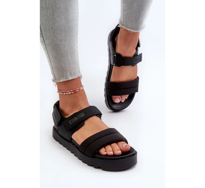 Dámské sandály na platformě Big Star model 21660791 černé - Big Star Shoes Dámské sandály na platformě Big Star model 21660791 černé - Big Star Shoes
