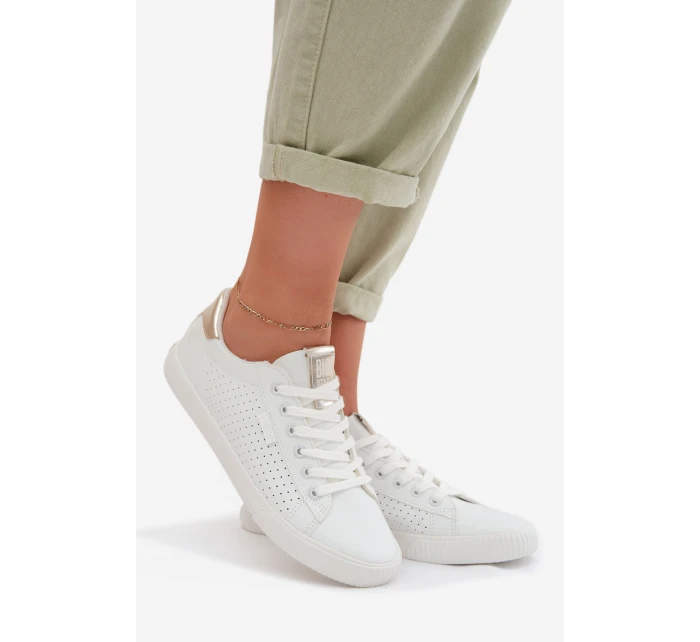 Dámské Tenisky Eko Kůže Big Star TT274020 Bílé Dámské Tenisky Eko Kůže Big Star TT274020 Bílé