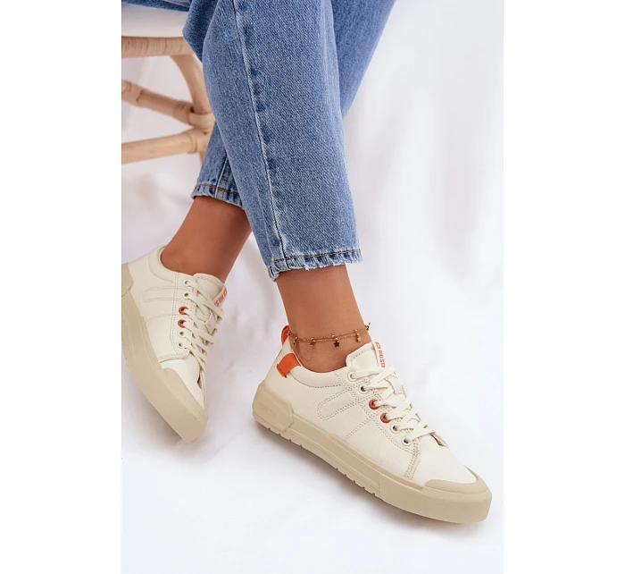 Dámské tenisky Big Star model 22100139 Memory Foam System Béžové - Big Star Shoes Dámské tenisky Big Star model 22100139 Memory Foam System Béžové - Big Star Shoes