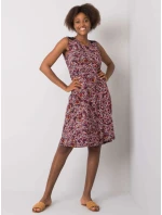 Sukienka TO SK model 21365417 bordowy - FPrice