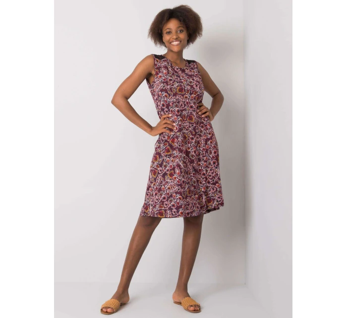 Sukienka TO SK model 21365417 bordowy - FPrice