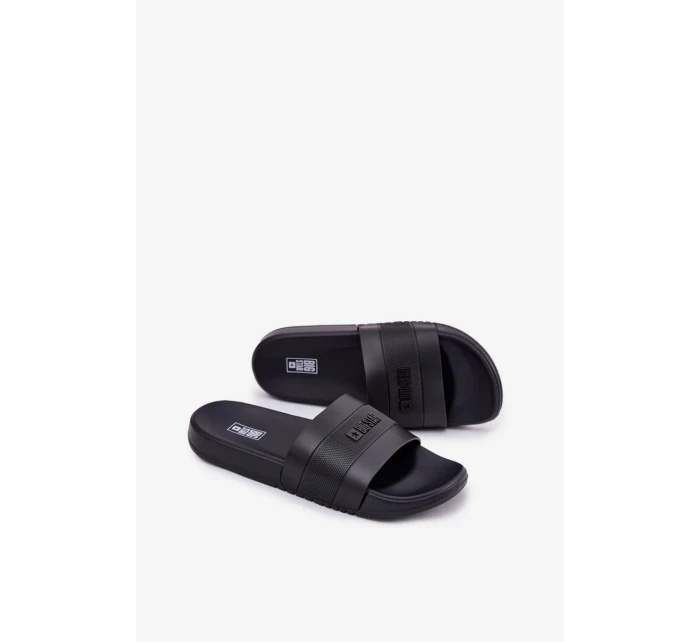 Pánské pantofle Big Star – černé Pánské pantofle Big Star – černé