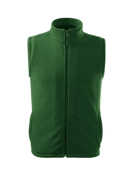 Next fleece vesta unisex lahvově zelená Next fleece vesta unisex lahvově zelená