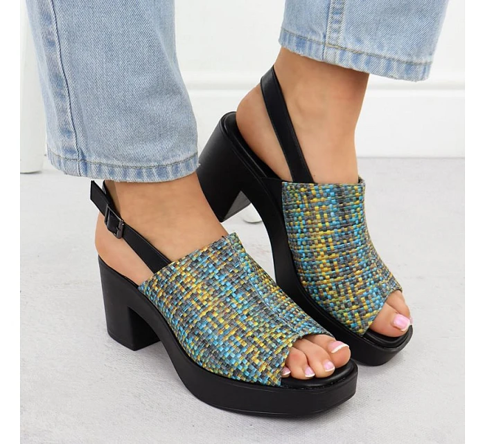 Dámské sandály na pletené tyči M.Daszynski MR23126-7