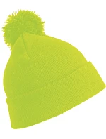 Result Headwear RC 028J Dětská pletená čepice s bambulí 28.028J fluorescent yellow Result Headwear RC 028J Dětská pletená čepice s bambulí 28.028J fluorescent yellow