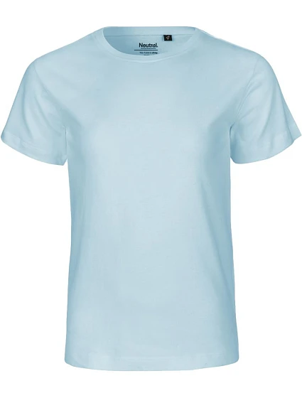 Neutral O 30001 Dětské tričko z bio bavlny 77.3001 light blue