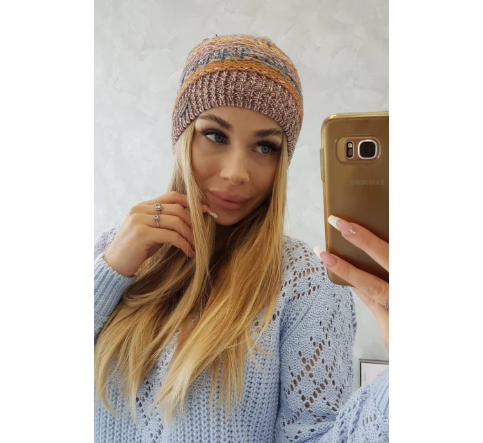 Fleecová čepice Patrycja K254 model 18750901 - K-Fashion Fleecová čepice Patrycja K254 model 18750901 - K-Fashion