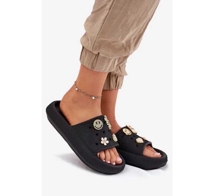Dámské Pěnové Sandály S Černé model 21697207 - VINCEZA