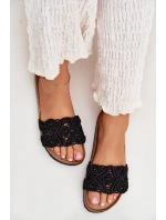 Dámské Pantofle Na Platformě Černé model 21700032 - Boto Dámské Pantofle Na Platformě Černé model 21700032 - Boto