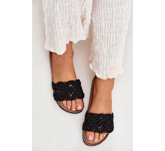 Dámské Pantofle Na Platformě Černé model 21700032 - Boto Dámské Pantofle Na Platformě Černé model 21700032 - Boto