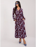 Sukienka model 21717614 bordowy - FPrice