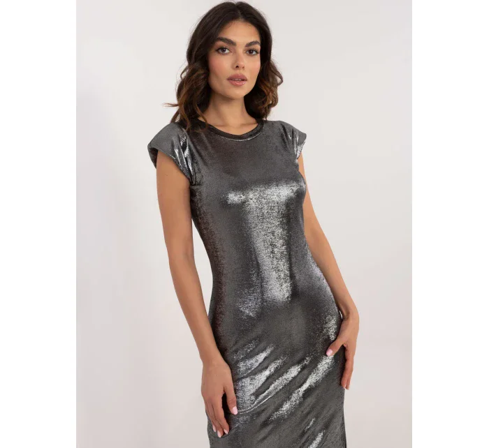 Šaty DHJ SK 18176.99 stříbrná Šaty DHJ SK 18176.99 stříbrná