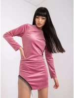 Šaty DHJ SK 6509.82P tmavě růžová