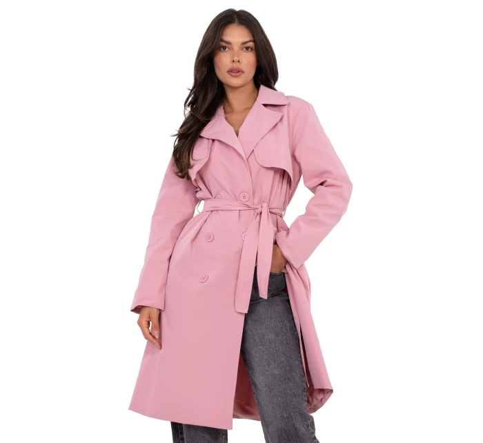 Kabát IT EN FL8808.32 světle růžový