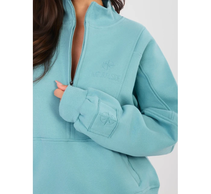 Mikina NS BL NS2579.11 tyrkysová