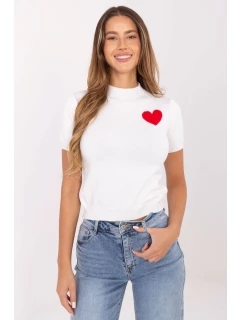 Svetr s krátkým rukávem  model 220372 Factory Price