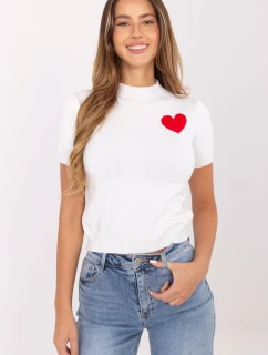 Svetr s krátkým rukávem  model 220372 Factory Price