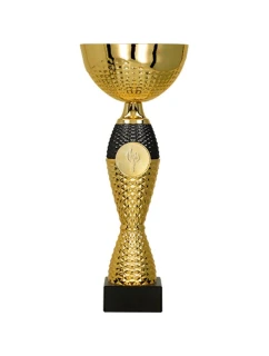 Zlato-černý kovový pohár