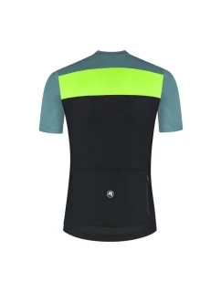 Rogelli CORE BLOCK dres černá-tur-žlutá 4XL