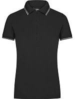 JN Dámské piqué polo 02.0 black/white model 22494675 - Daiber JN Dámské piqué polo 02.0 black/white model 22494675 - Daiber