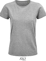 SOL'S Pioneer Women Dámské tričko z bio bavlny 25.3579 grey melange
