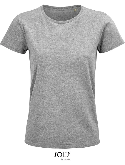 SOL'S Pioneer Women Dámské tričko z bio bavlny 25.3579 grey melange SOL'S Pioneer Women Dámské tričko z bio bavlny 25.3579 grey melange
